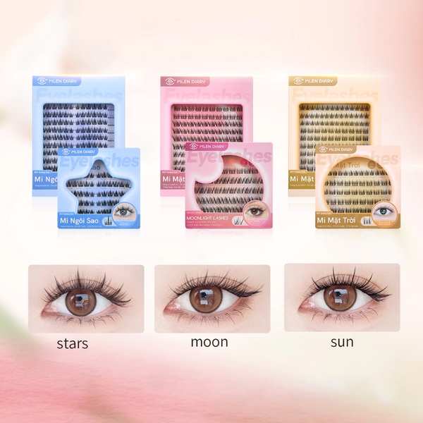 Lông Mi Cụm Galaxy Box Mlen Diary