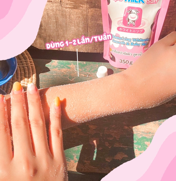 Muối tắm sữa bò tẩy tế bào chết A Bonne Spa Milk Salt 350g