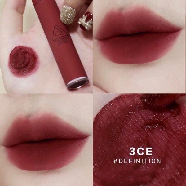 Son Kem Lì 3CE Nhung Lì Velvet Lip Tint Plush