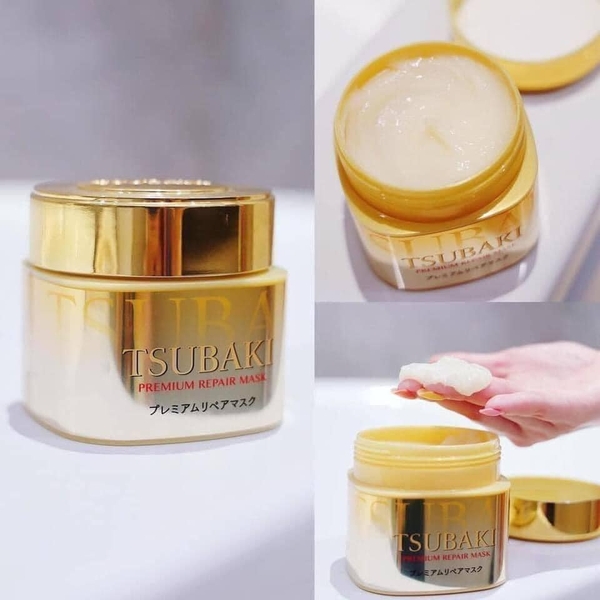 Kem ủ tóc phục hồi hư tổn Tsubaki Premium Repair Mask 180g