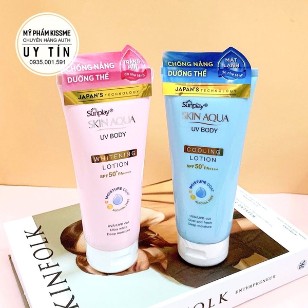 Dưỡng thể chống nắng Sunplay Skin Aqua UV Body Lotion SPF 50+ PA++++