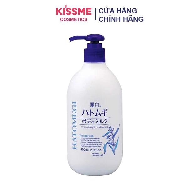 Sữa dưỡng thể dưỡng ẩm, làm sáng da Hatomugi Moisturizing & Conditioning The Body Milk