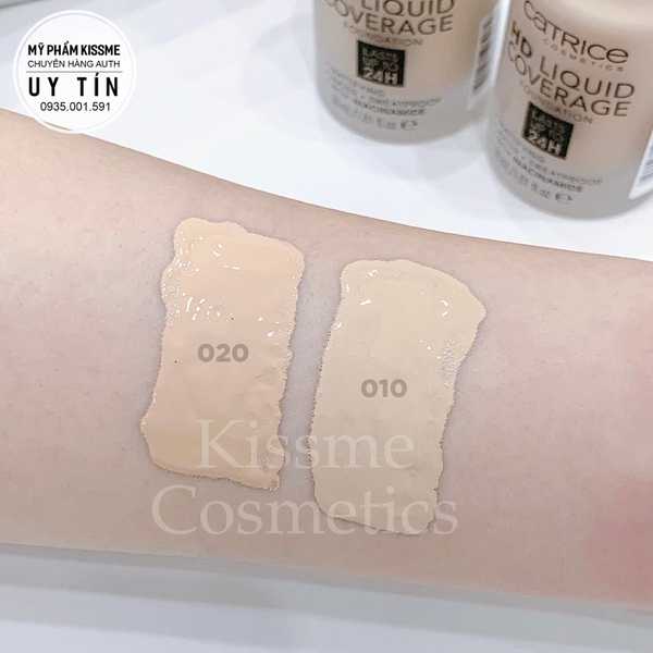 Kem Nền Che Phủ Catrice HD Liquid Coverage Foundation 30ml