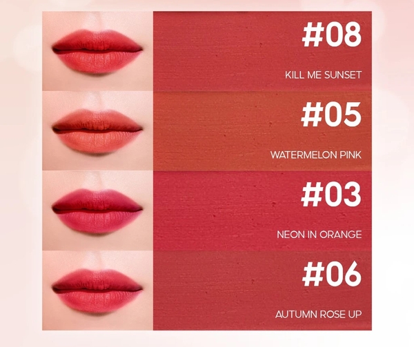 Son Thỏi Lì Dưỡng Mềm Mượt Hàn Quốc Tinchew Mad For Tint Color Stick 3.5g