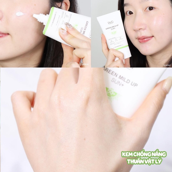 Kem chống nắng da nhạy cảm Dr.G Green Mild Up Sun SPF 50/PA++++ 50ml