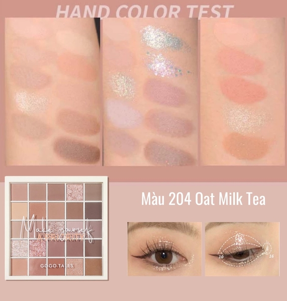 Bảng mắt nội địa trung Gogo Tales 25 ô Play Color Eyeshadow Palette 29.5g