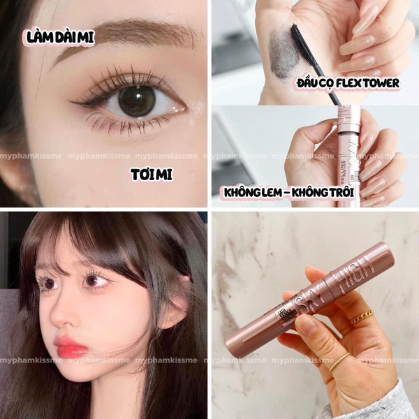Mascara tơi dài mi Maybelline Sky High Lash Sensational