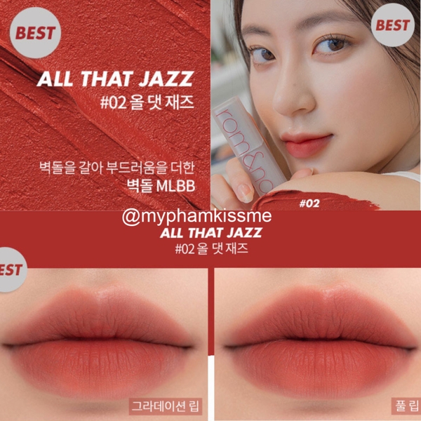 Son Thỏi Romand Zero Matte Lipstick