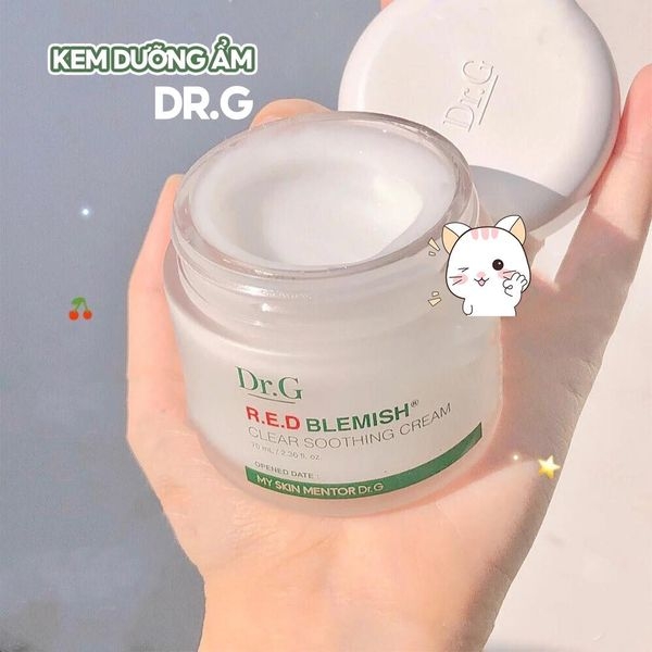 Kem dưỡng da dầu mụn Dr.G R.E.D Blemish Clear Soothing Cream