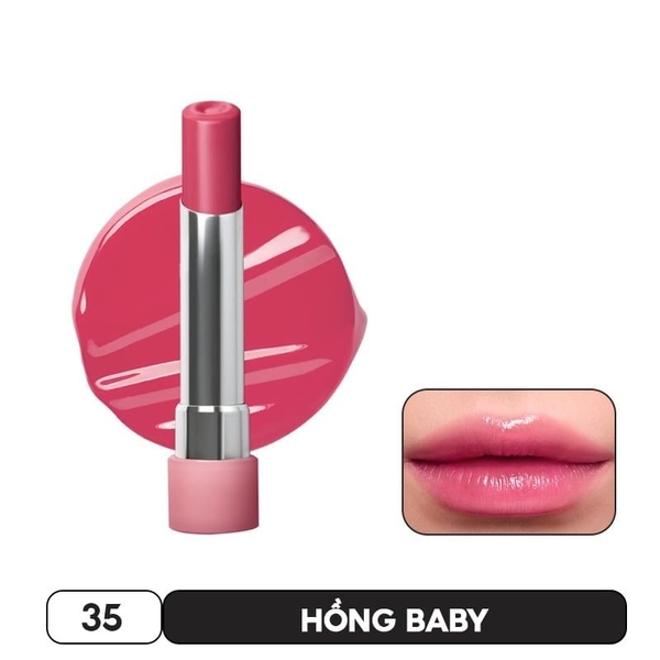 Son Bóng Dưỡng Môi Có Màu 3CE Glazy Lip Glow