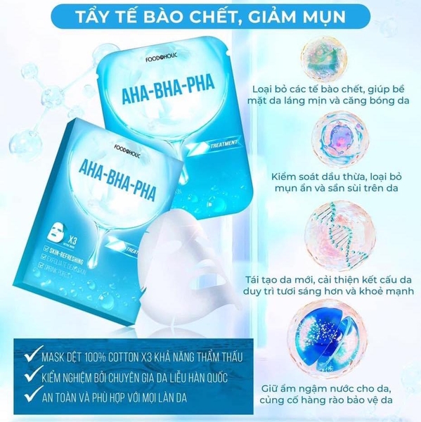 Mặt Nạ Dưỡng Da Dành Cho Da Treatment Foodaholic 23ml/miếng