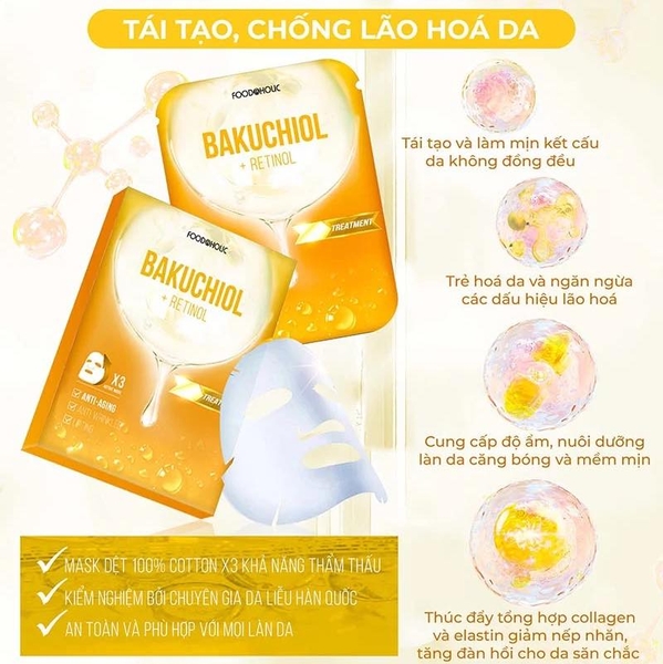 Mặt Nạ Dưỡng Da Dành Cho Da Treatment Foodaholic 23ml/miếng