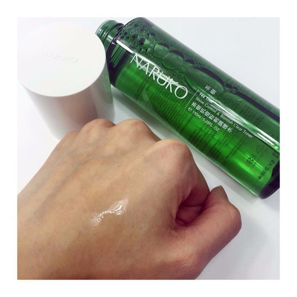 Nước cân bằng trị mụn chiết xuất tràm trà Naruko Tea Tree Shine Control & Blemish Clear Toner 150ml
