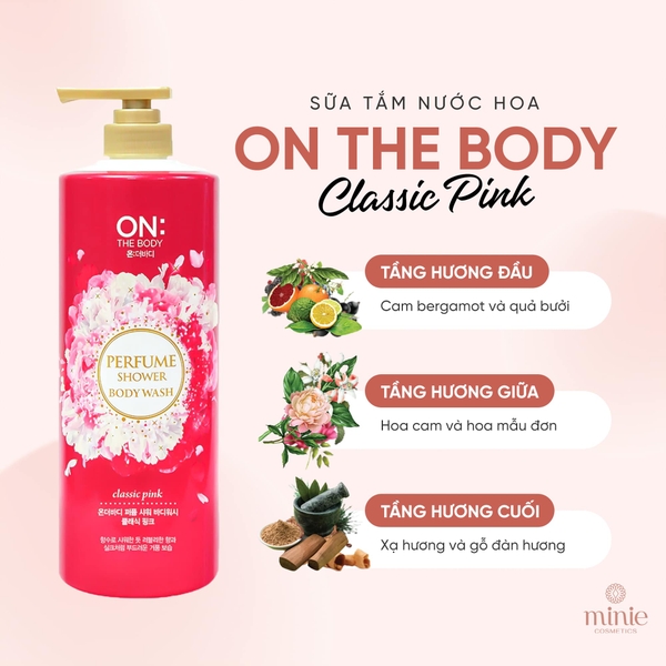 Sữa tắm On: The Body dưỡng ẩm hương tinh tế