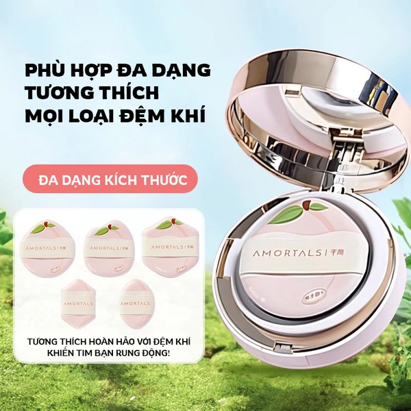 Set 8 Bông Mút AMORTALS Tự Xé PEACH FARM