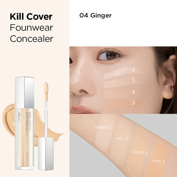 Che khuyết điểm Clio Kill Cover Founwear Concealer