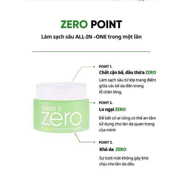 Sáp tẩy trang Banila Clean It Zero Cleansing Balm