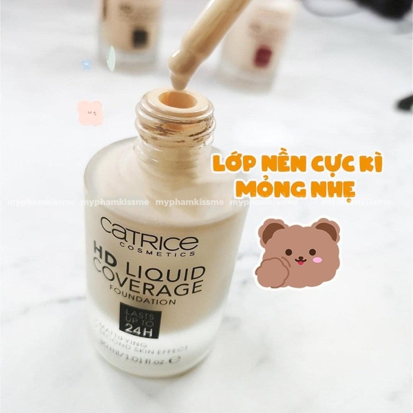 Kem Nền Che Phủ Catrice HD Liquid Coverage Foundation 30ml