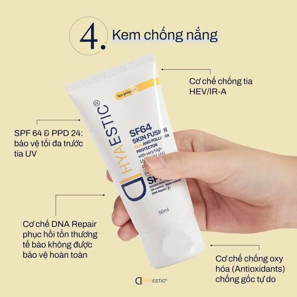 Kem chống nắng Hyaestic Skin Fusion SF64