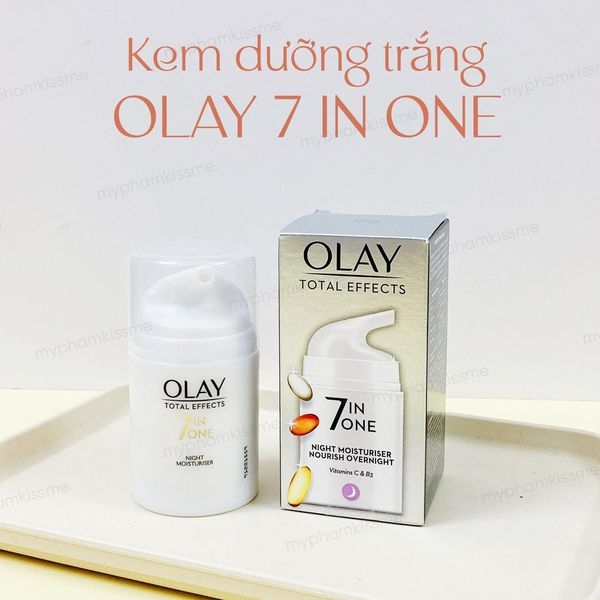 Kem Dưỡng Trắng Olay 7 in 1 Total Effects bản Anh