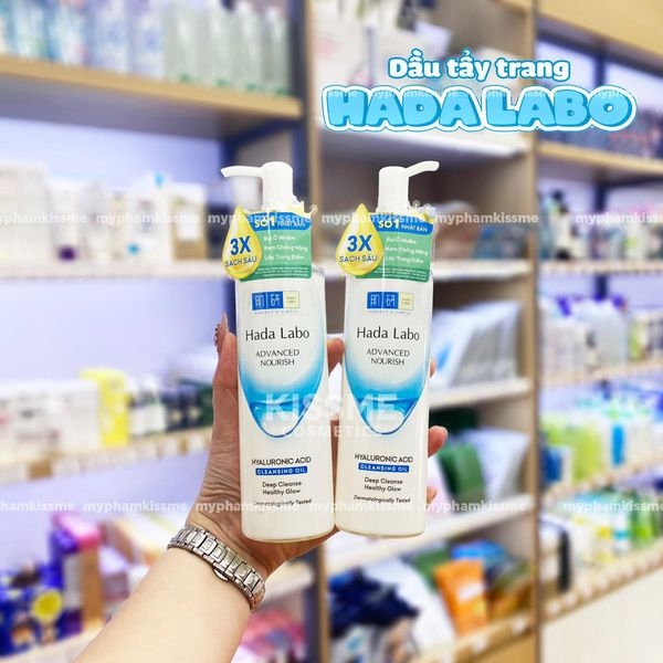 Dầu tẩy trang dưỡng ẩm HadaLabo Advanced Nourish Hyaluron Cleansing Oil