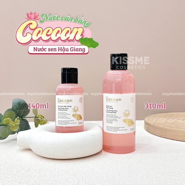 Cocoon Toner SEN Hậu Giang nước cân bằng da Cocoon Thuần Chay