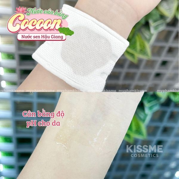 Cocoon Toner SEN Hậu Giang nước cân bằng da Cocoon Thuần Chay
