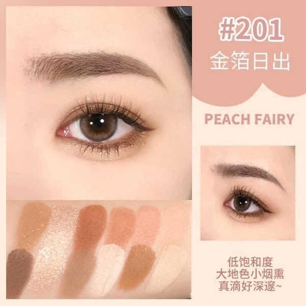 Bảng mắt nội địa trung Gogo Tales Pink Mist Girl Eyeshadow Palette