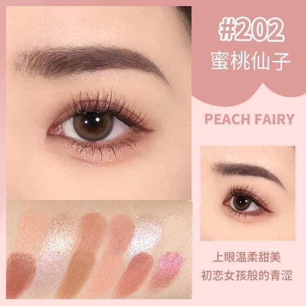 Bảng mắt nội địa trung Gogo Tales Pink Mist Girl Eyeshadow Palette