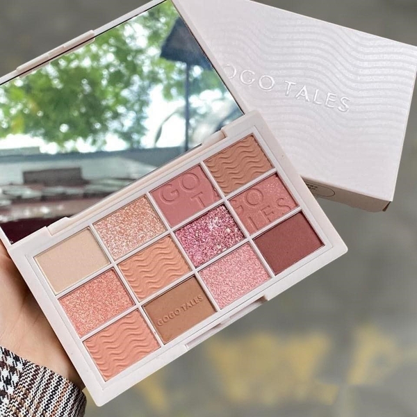 Bảng mắt nội địa trung Gogo Tales Pink Mist Girl Eyeshadow Palette