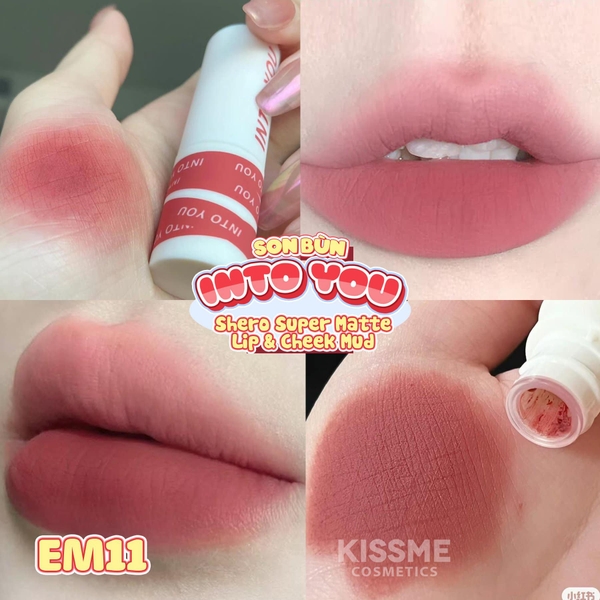 Son INTO YOU Shero Super Matte Lip & Cheek Mud