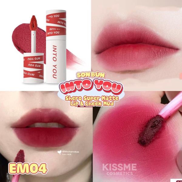 Son INTO YOU Shero Super Matte Lip & Cheek Mud