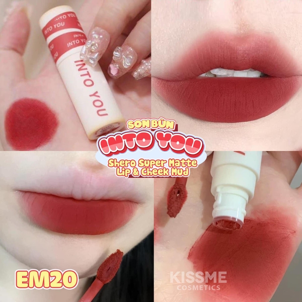 Son INTO YOU Shero Super Matte Lip & Cheek Mud