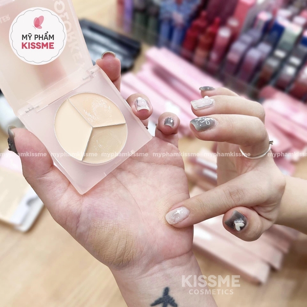Che khuyết điểm Colorkey Targeting Three-colour Concealer Palette 3.9g