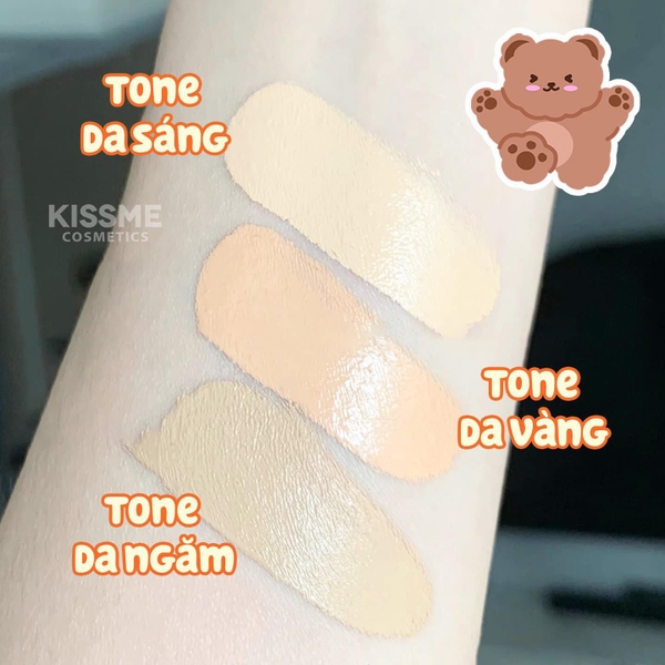 Che khuyết điểm Colorkey Targeting Three-colour Concealer Palette 3.9g