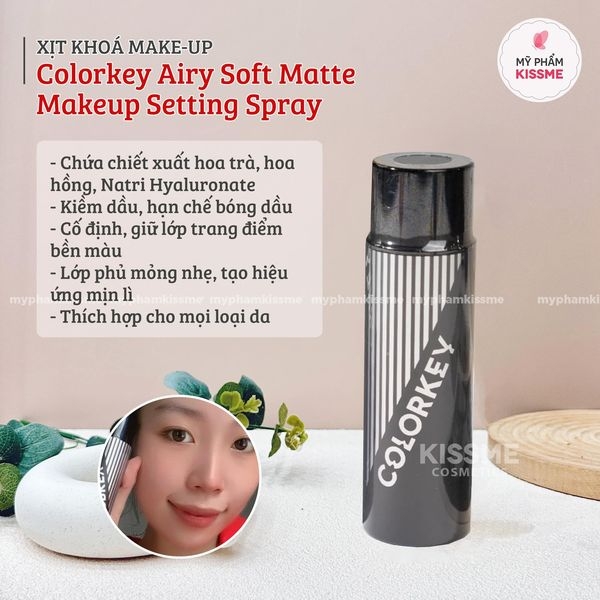 Xịt Khóa Makeup Colorkey Spray 100ml