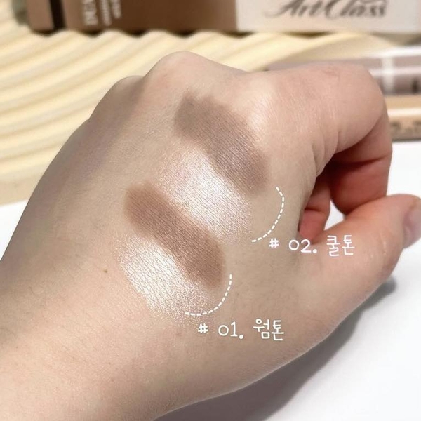 Tạo Khối + Highlight 2 Đầu Dạng Kem Too Cool Artclass Dual Contour Stick