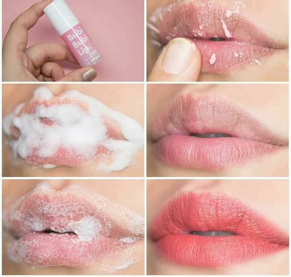 Gel Sủi Tẩy Tế Bào Chết Siêu Mềm Môi Unpa Bubi Bubi Bubble Lip Scrub