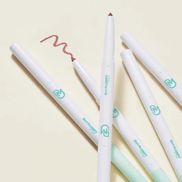 Chì kẻ viền môi hai đầu DEARMAY 2in1 Plumpy Lip Liner 0.36g