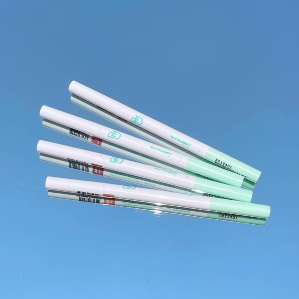 Chì kẻ viền môi hai đầu DEARMAY 2in1 Plumpy Lip Liner 0.36g