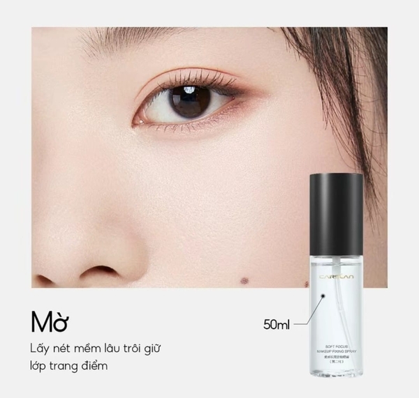 Xịt Khóa Make Up Carslan Soft Focus/Gold Glow Makeup Fixing Spray 50ml