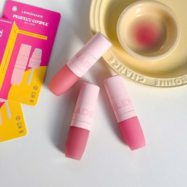 Má hồng Lemonade Dạng Kem Thuần Chay Perfect Couple Blush - Love Edition 2 Shade 8.5g