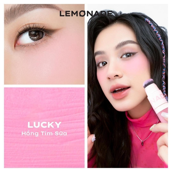 Má hồng Lemonade Dạng Kem Thuần Chay Perfect Couple Blush - Love Edition 2 Shade 8.5g