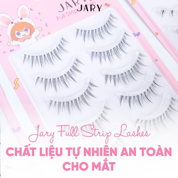 Lông Mi Giả Gân Trong Jary Full Strip Lashes