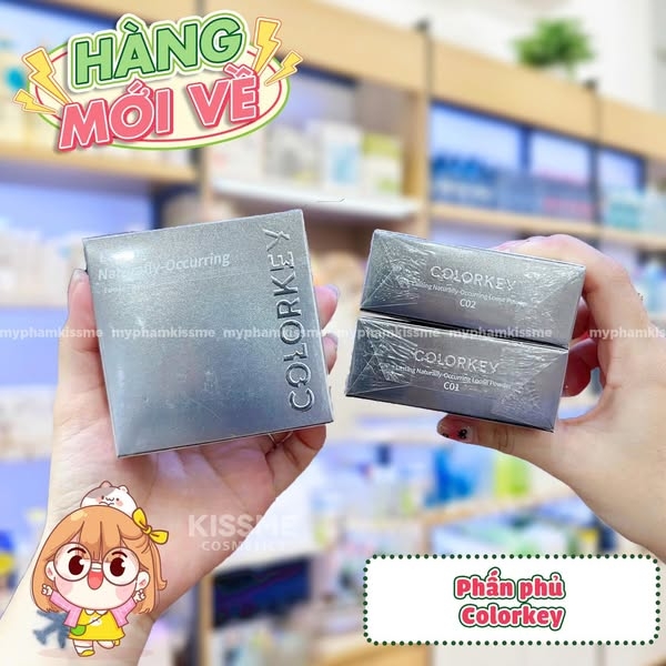 Phấn phủ bột kiềm dầu Colorkey