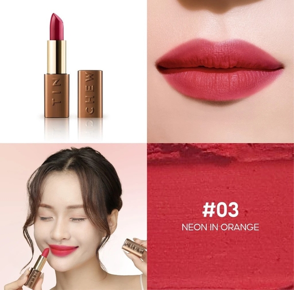 Son Thỏi Lì Dưỡng Mềm Mượt Hàn Quốc Tinchew Mad For Tint Color Stick 3.5g