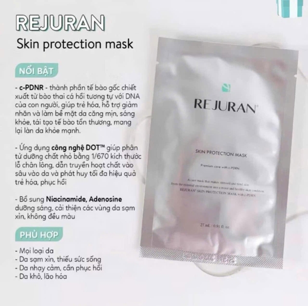 Mặt Nạ Cấp Ẩm Phục Hồi Da Rejuran