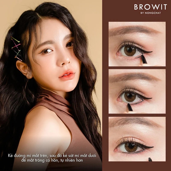 Chì Kẻ Mắt Browit By Nongchat Smooth And Slim Inner Eyeliner