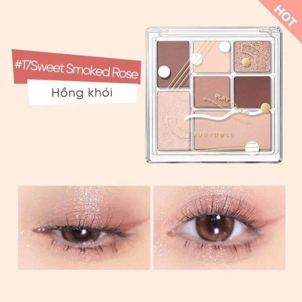 Bảng Phấn Mắt Judydoll Play Colors Eyeshadow Palette #17 Sweet Smoked Rose