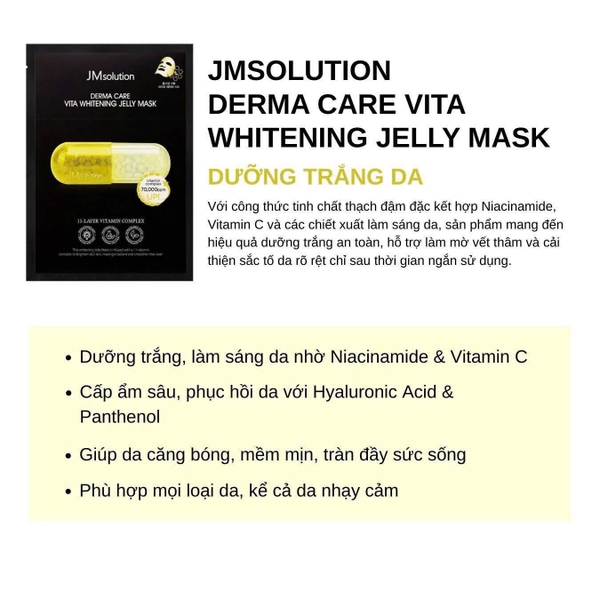 Mặt Nạ JMsolution Derma Care Vita Jelly Mask
